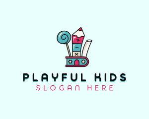 Educational Kids Daycare logo design