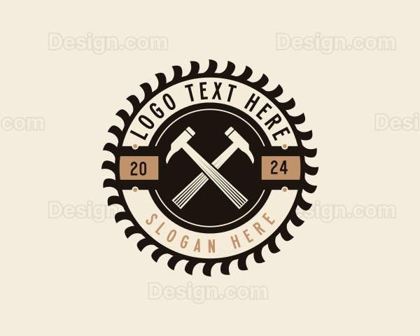 Industrial Woodwork Handyman Logo