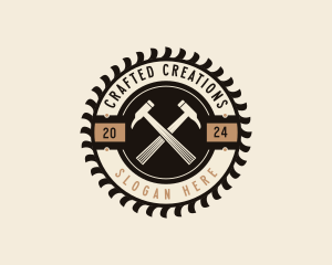 Industrial Woodwork Handyman logo design