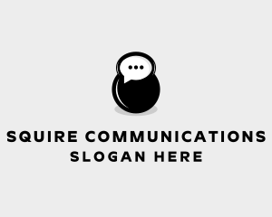 Speech Bubble Chat logo design