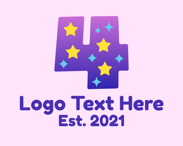 Starry logo example 2