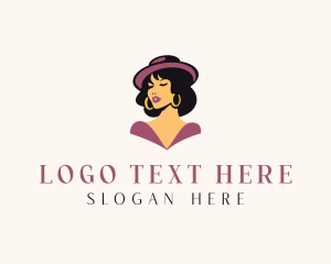 Fashion Modeling Lady logo
