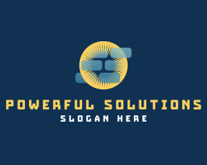 Sun Solar Panels logo design