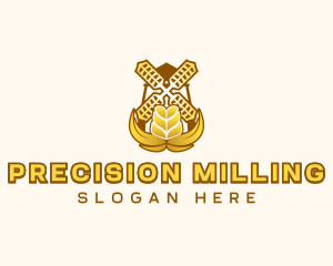 Flour Mill Farm logo design