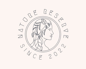 Feminine Nature Salon logo design