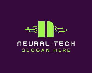 Circuit Network Tech logo design