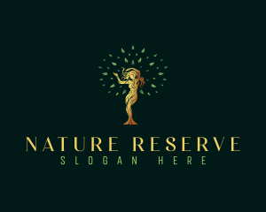 Nature Woman Tree logo design