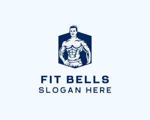 Bodybuilding Fitness Workout logo design