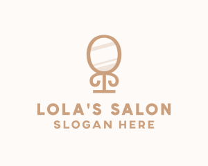 Beauty Salon Mirror logo design