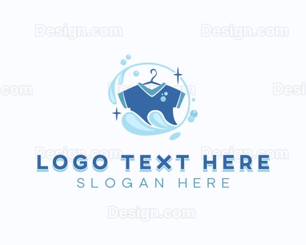 Shirt Clean Laundry Logo