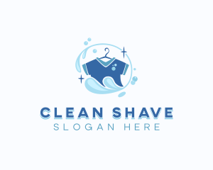 Shirt Clean Laundry logo design