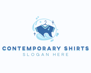 Shirt Clean Laundry logo design