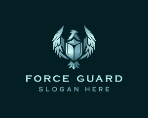 Airforce Hawk Shield logo design