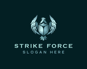 Airforce Hawk Shield logo design