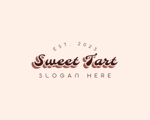 Retro Pastry Business logo design