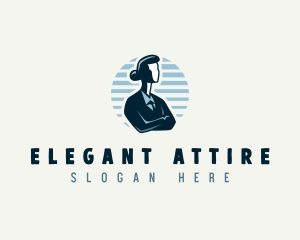 Formal Businesswoman Attire logo design