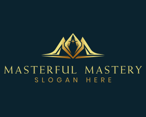 Golden Royal Crown logo design