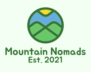 Outdoor Mountain  Badge  logo design