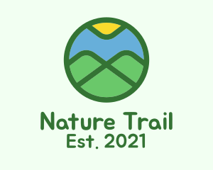 Outdoor Mountain  Badge  logo