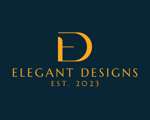 Elegant Calligraphy Business logo design