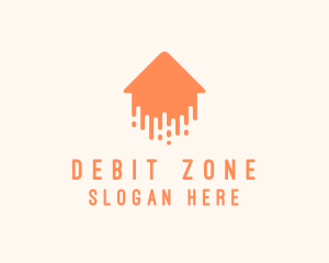 Generic Home Paint Arrow logo design