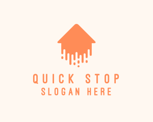 Generic House Paint Arrow logo design