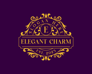 Luxury Elegant Jewelry logo design