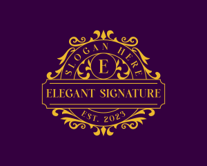 Luxury Elegant Jewelry logo design