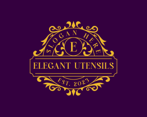 Luxury Elegant Jewelry logo design