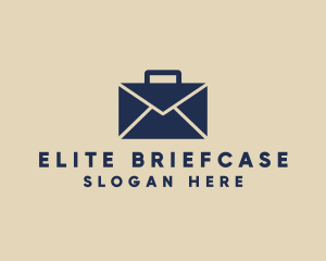 Envelope Mail Briefcase  logo design