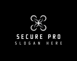 Security Surveillance Drone  logo design