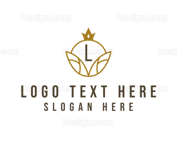 Leaf Jewelry Crown Logo