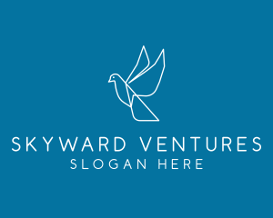 Flying Dove Freedom logo design