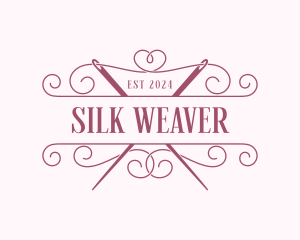 Fashion Dressmaker Needle logo design