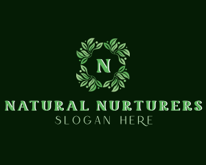 Natural Organic Farm logo design