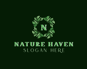 Natural Organic Farm logo design