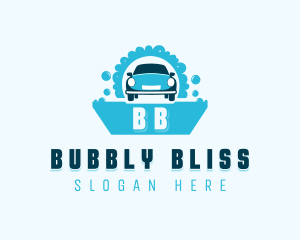 Car Wash Bubbles logo design