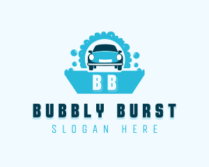 Car Wash Bubbles logo design