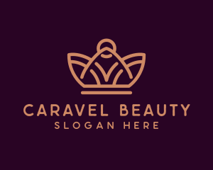 Deluxe Beauty Tiara logo design