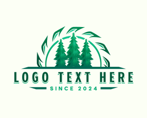 Timber Logging Forest logo