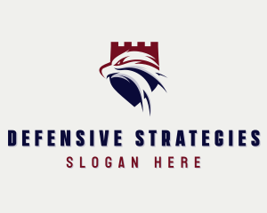 Eagle Defense Shield logo design