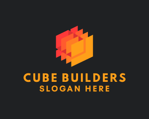 Property Construction Firm Cube logo design