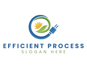 Eco Friendly Energy Plug logo design