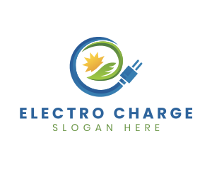 Eco Friendly Energy Plug logo design