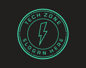 Techno Lightning Badge logo