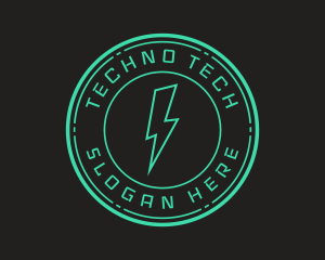 Techno Lightning Badge logo