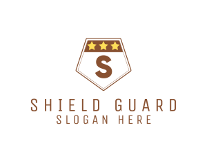 Military Pentagon Shield logo design