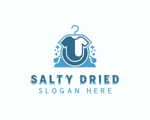 Laundromat Clothes Laundry logo design