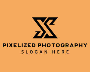 Modern Industrial Letter X logo design