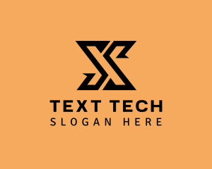 Modern Industrial Letter X logo design